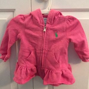 Baby girls Ralph Lauren sweatshirt